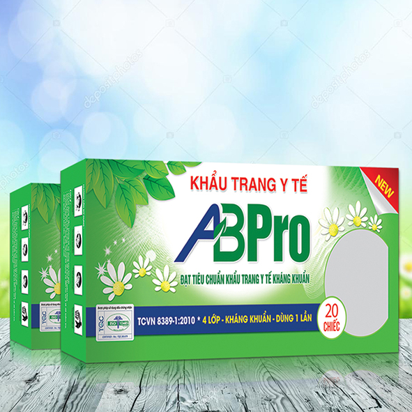 KHẨU TRANG Y TẾ AB PRO HỘP 20 CHIẾC